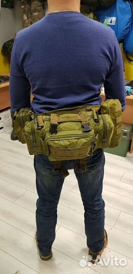 Разгрузочный пояс укомплектованный Molle
