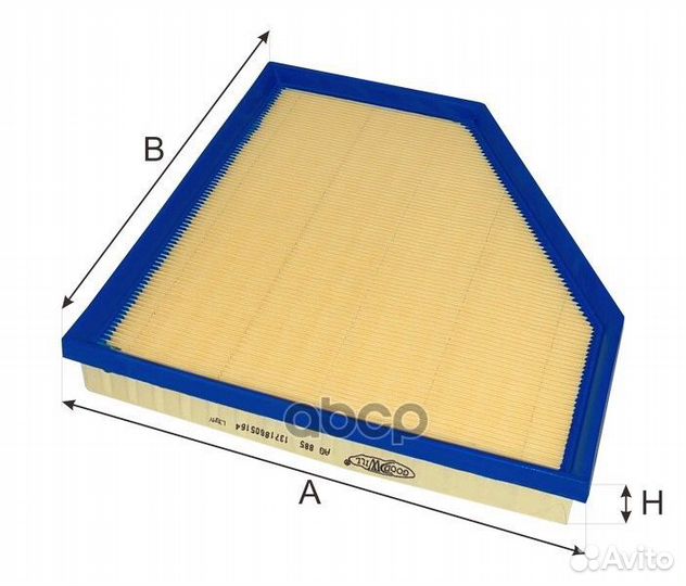 Фильтр воздушный AG885 Goodwill
