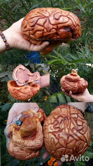 Деревянная шкатулка из сувеля черной ольхи