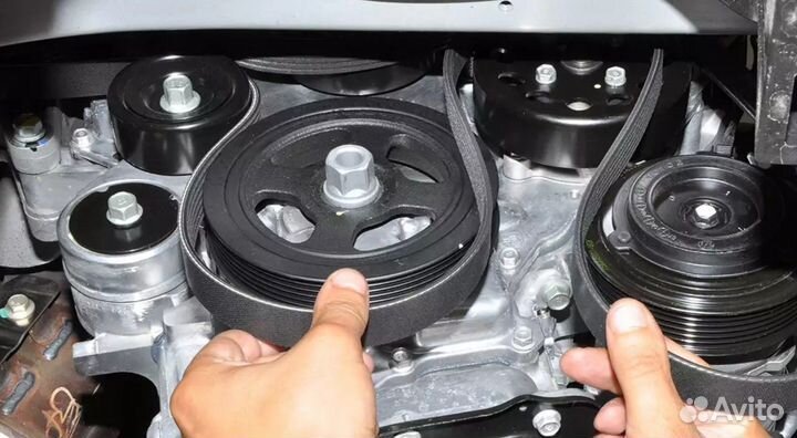 Замена приводн. ремня BMW X1 2015-2019