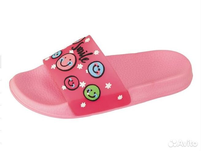 Bс19704 розовый р.30 Пантолеты детские пляжные