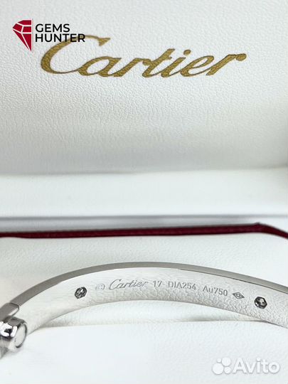 Браслет cartier love с бриллиантами