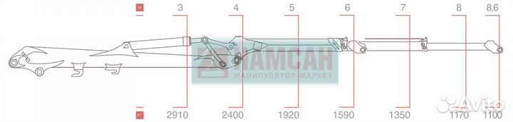 Shacman (Shaanxi) X3000 с КМУ, 2024