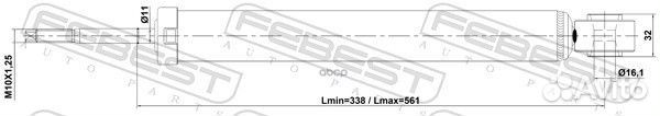 Амортизатор задний GAS.twin tube 07110002R Febest