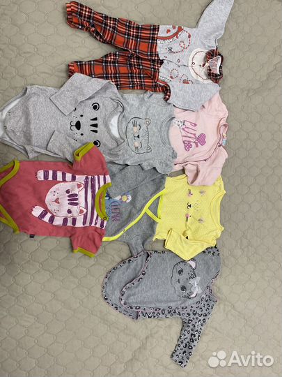 Детские вещи пакетом для девочек 62-68