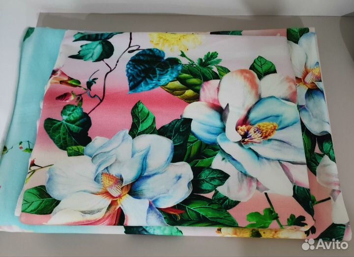 Ткань футер 2х нитка петля