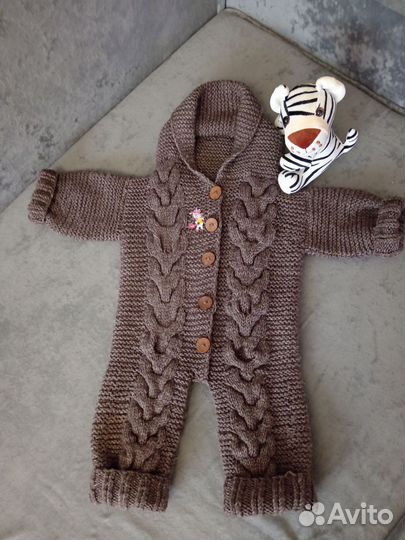 Вязаный комбинезон