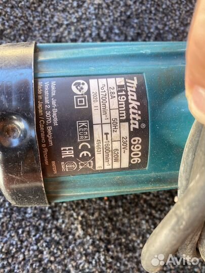 Ударный гайковерт Makita 6906, 850 Вт