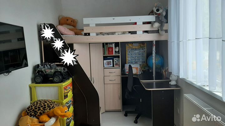 Детская кровать- чердак