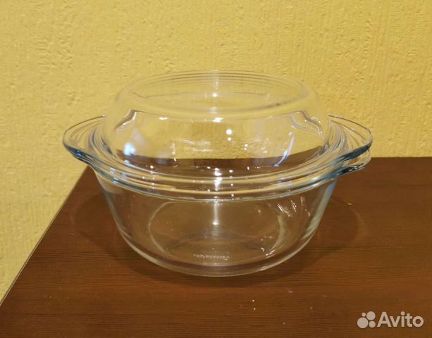 Кастрюля стеклянная жаропрочная Borcam