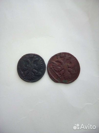 Денга и полушка 18 век