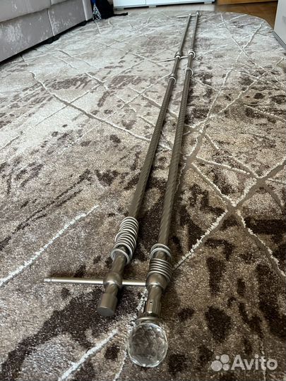 Гардина для штор металлическая