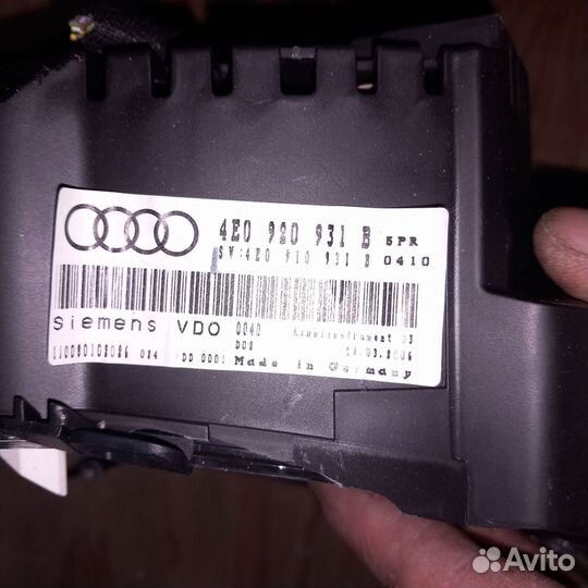 Ауди а 8 щиток прибора