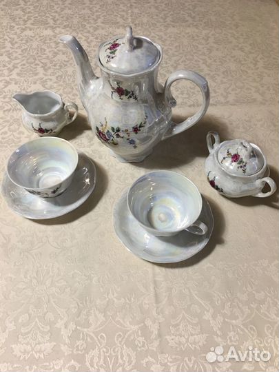 Перламутровый чайный сервиз на 6 персон Польша