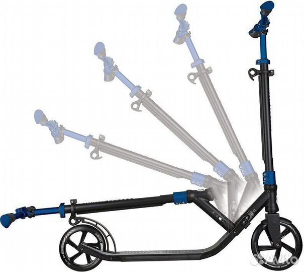 Самокат Globber ONE NL 205-180 DUO синий Vol1242