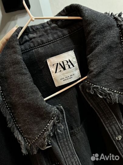 Джинсовая куртка zara M