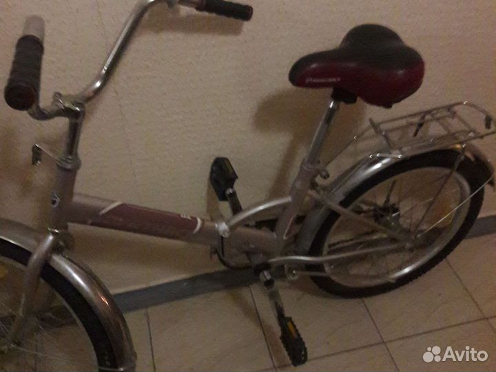 Велосипед складной и скейтборд