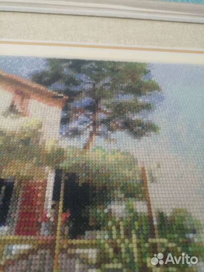 Картина вышитая крестом