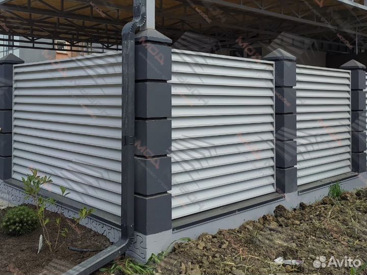 Забор жалюзи еврозабор