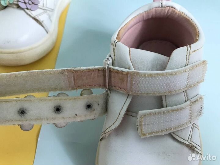 Кеды для девочки белые 20 размер