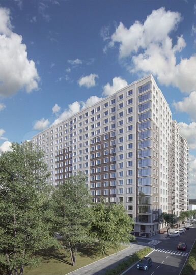 1-к. квартира, 53 м², 3/16 эт.