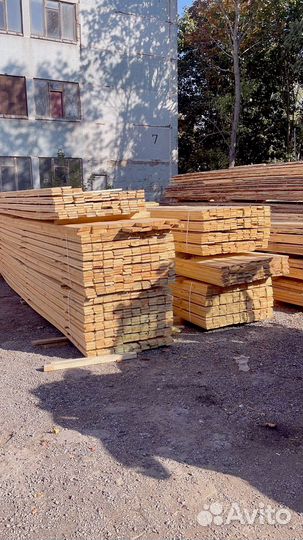 Доска обрезная 40х100х6000мм с доставкой