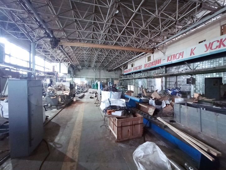 Отапливаемое производственное с к/балкой, 1290 м²