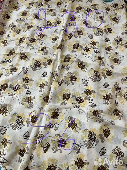Отрез ткани крепдешин жоржет шифон СССР