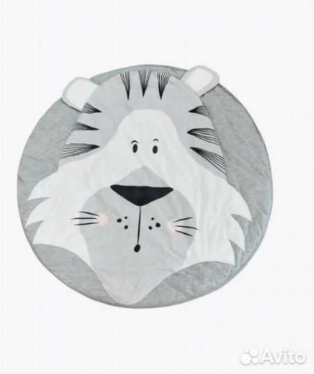 Детский коврик для игр и сна Лев новый