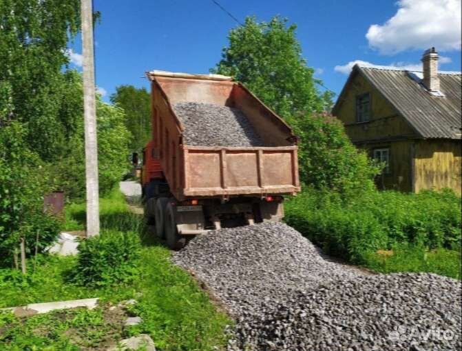 Песок отсев щебень земля дрова уголь