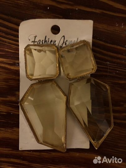 Крупные серьги