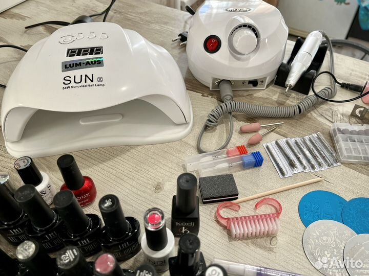 Набор для наращивания ногтей и дизайна, маникюра