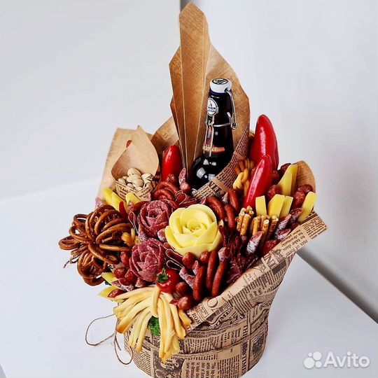 Съедобные букеты для мужчин