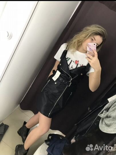 Комбенезон кожаный