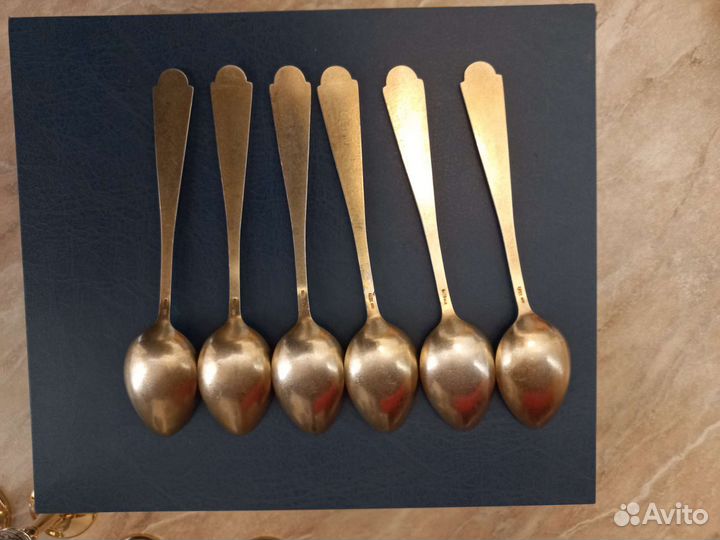 Серебряные чайные кофейные ложки СССР