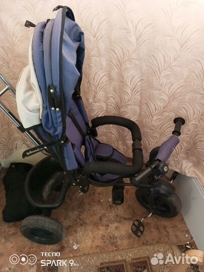 Детский велосипед с ручкой бу