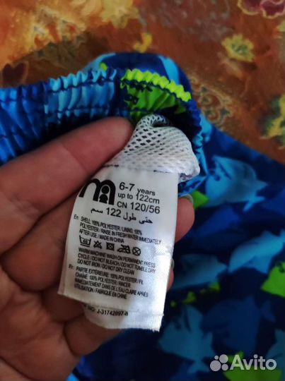 Пляжные шорты, на рост 122