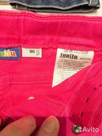 Джинсы для девочки 80-86