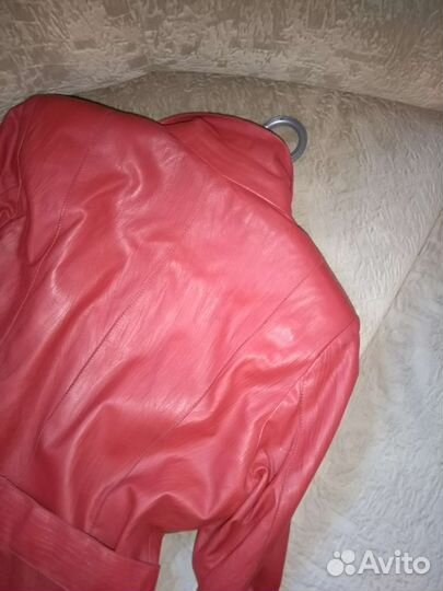 Плащ натуральная кожа р.44