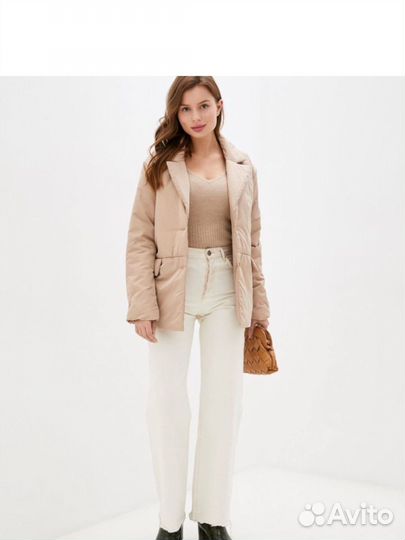 Куртка демисезонная бежевая