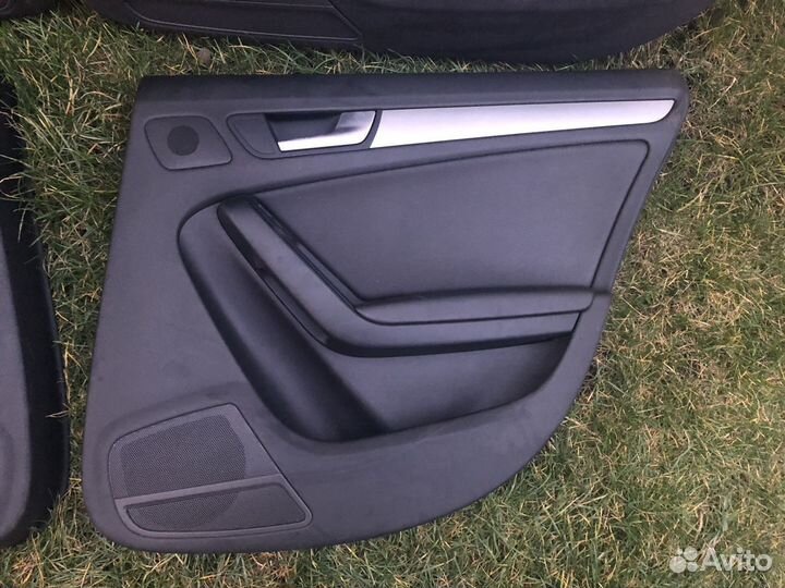 Дверные карты Кожа Skoda Superb II Combi