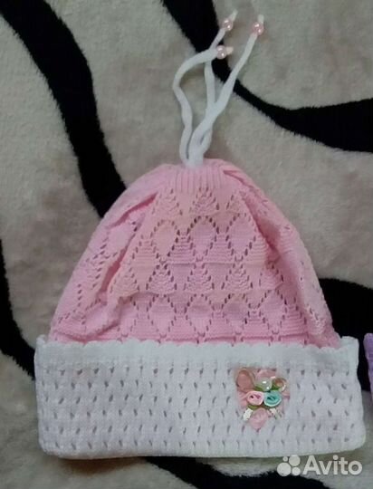 Детские шапочки для девочек