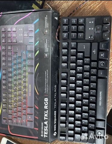 Игровая клавиатура red square tesla tkl rgb