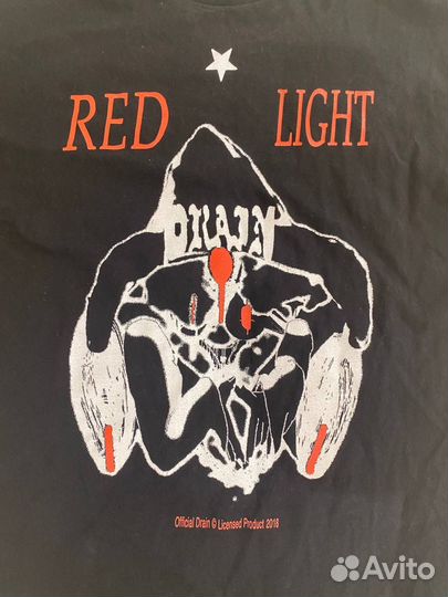 Футболка bladee red light