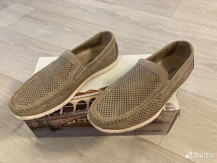 Мокасины мужские летние