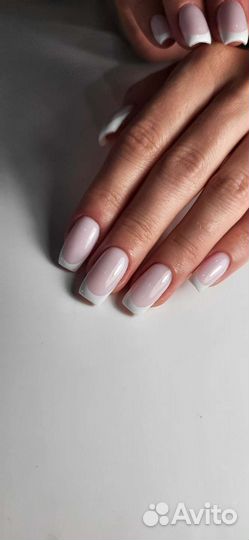 Маникюр,наращивание,выкладной френч