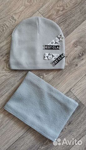 Комплект шапка и снуд