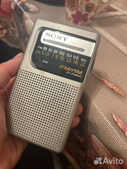 Радиоприемник sony fm am icf s10mk2