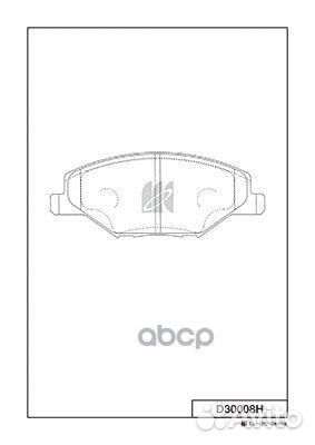 Колодки тормозные skoda Fabia '11,VW Polo '09