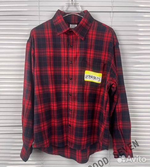 Классная унисекс рубашка Vetements (новинка 2025)